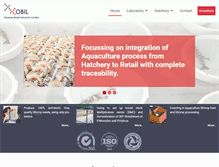 Tablet Screenshot of oceanaabiotek.com